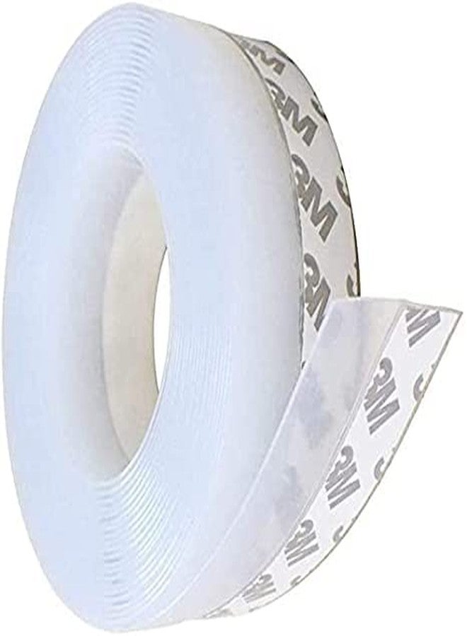 REPLEX Silicone Seal Strip for Door, Door Tape for Seal Strips Gap Sealer, Adhesive Sealing Sticker for Window Gaps, Door Seal Windproof Weather Stripping Door Draft Stopper for Home - 3 M (White) - Image 2